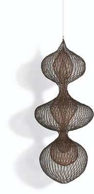 Untitled (S.387, Hanging Three Separate Layers of Three-Lobed Forms)