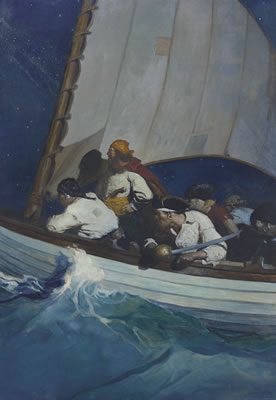 "Oh, Morgan's men are out for you; and Blackbeard--buccaneer!..."