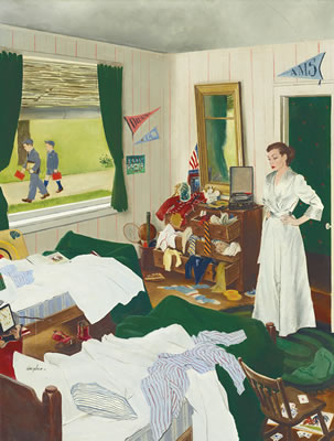 Messy Room, Neat Boys by George E Hughes - Auction record, sale price, and art valuation. Compare with similar artists and explore comparable artworks.