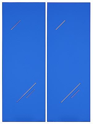 BCUASEE THE SKY IS BULE (Two works)