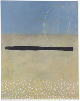 Sample artwork by Jurgen Partenheimer (Born 1947), known for minimalist vocabulary of forms, intrinsic value to lines, colors, and shapes, non-representational art. - View similar artists and auction records