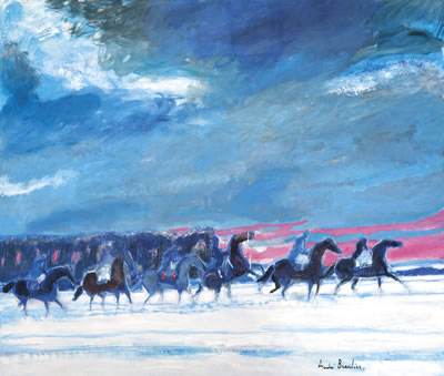 Chevauchée hivernale