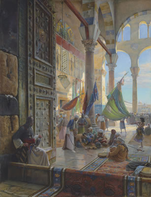 Forecourt of the Umayyad Mosque, Damascus (Estimate on Request)