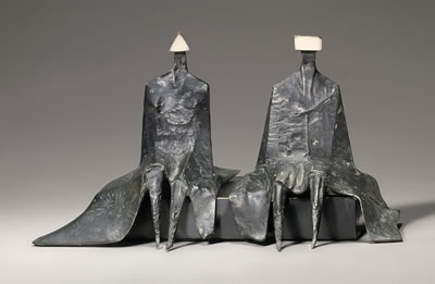 Sitting Figures in Robes I