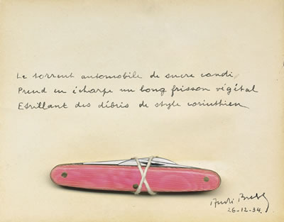 Le torrent automobile (Poème-assemblage) by Andre Breton - Auction record, sale price, and art valuation. Compare with similar artists and explore comparable artworks.