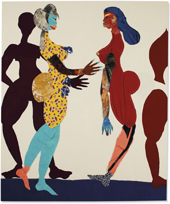 Out of Body by Tschabalala Self - Auction record, sale price, and art valuation. Compare with similar artists and explore comparable artworks.