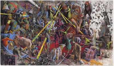 Sample artwork by Jonas Burgert (Born 1969), known for painting - View similar artists and auction records
