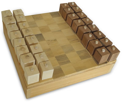 Smell Chess set (32 pieces, board and box)