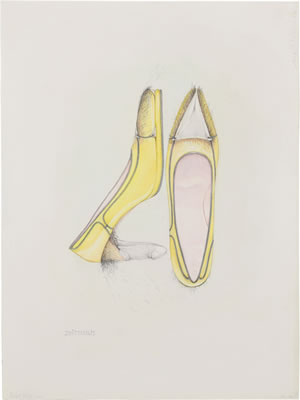 Zwitterschuh (Hermaphrodite Shoe) by Birgit Jurgenssen - Auction record, sale price, and art valuation. Compare with similar artists and explore comparable artworks.