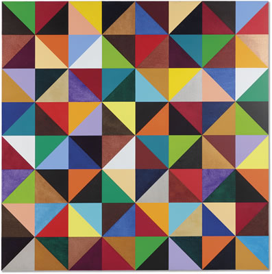 Sample artwork by Heimo Zobernig (Born 1958), known for geometric abstract and non objective painting, cardboard three dimensional work - View similar artists and auction records