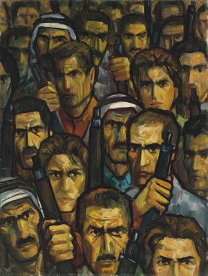 Sample artwork by Ismail Shammout (1930 - 2003), known for painting - View similar artists and auction records