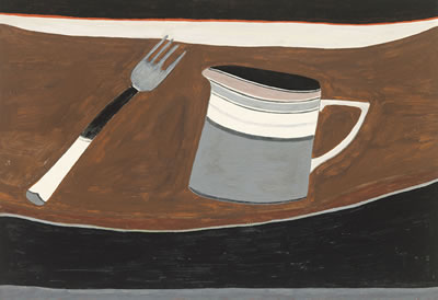 Still Life with Jug and Fork