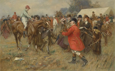 The winning horse