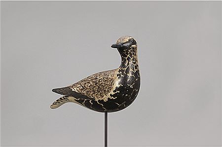 "The Harmon Turned-Head ""Dust Jacket"" Plover Decoy"