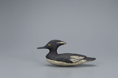 Hooded Merganser Decoy by Samuel R Hutchings - Auction record, sale price, and art valuation. Compare with similar artists and explore comparable artworks.