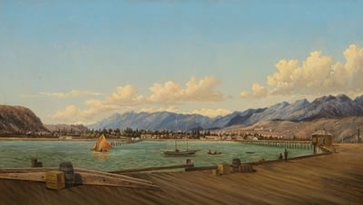 Santa Barbara from the Wharf (1884)