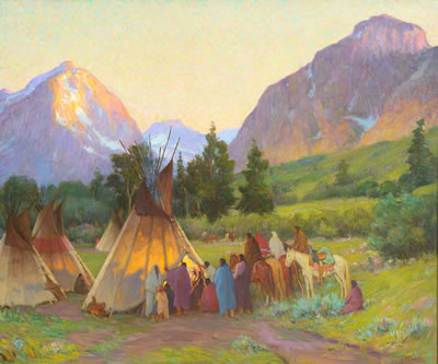 "Crow Encampment, Montana"
