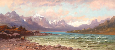 "Windy Day, Two Medicine Lake, Glacier National Park"