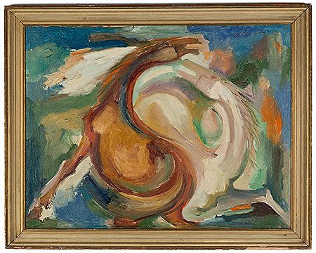 Sample artwork by Eliyahu Adler (Born 1912), known for painting - View similar artists and auction records