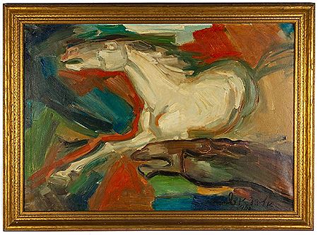 Painting of Two Horses