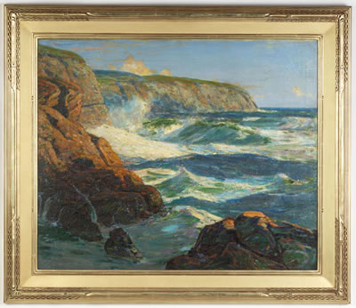 "A nor-easter Irish coast"