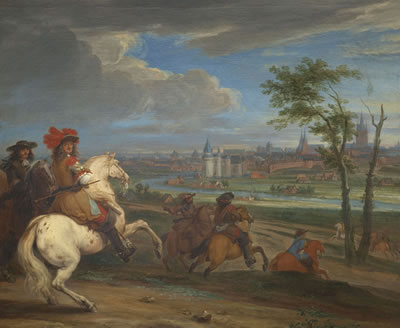 Le siège de Courtrai