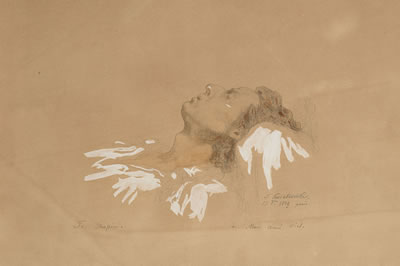 Frédéric Chopin (1810-1849) sur son lit de mort by Antar Teofil Kwiatkowski - Auction record, sale price, and art valuation. Compare with similar artists and explore comparable artworks.