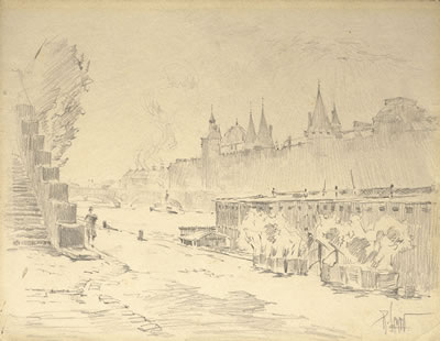 Le Palais de Justice de Paris by René Leverd - Auction record, sale price, and art valuation. Compare with similar artists and explore comparable artworks.