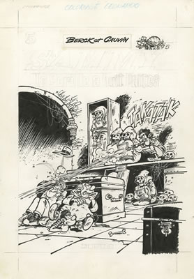 Sample artwork by Berck (1929 - 2020), known for comic illustration - View similar artists and auction records