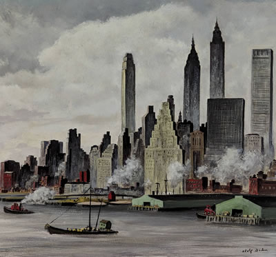 New York From Brooklyn Heights