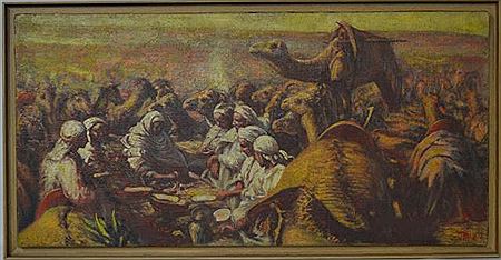 Le bivouac by Georges Saveur Maury - Auction record, sale price, and art valuation. Compare with similar artists and explore comparable artworks.