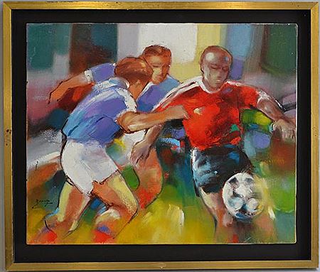 The football players