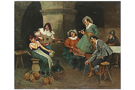 Sample artwork by Salvatore Maresca (19th/20th Century), known for painting - View similar artists and auction records