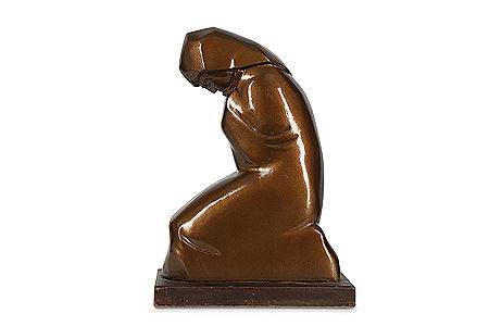 KNEELING FIGURE by Thomas Symington Halliday - Auction record, sale price, and art valuation. Compare with similar artists and explore comparable artworks.