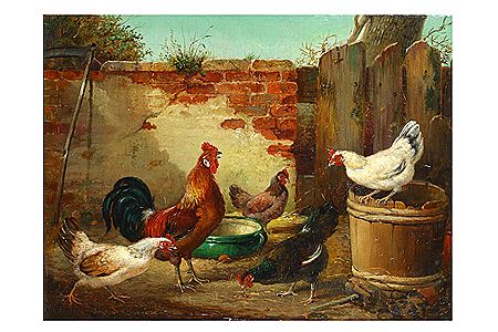 Ruling the roost by Leopold de Cauwer - Auction record, sale price, and art valuation. Compare with similar artists and explore comparable artworks.
