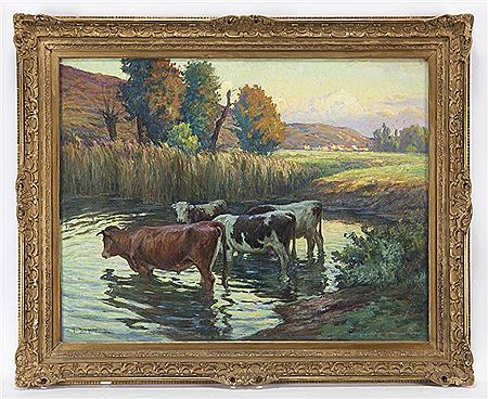"Cattle by River"