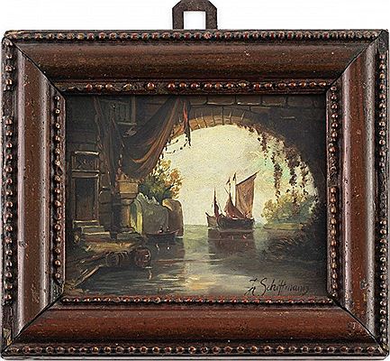 LANDSCAPE WITH THE BRIDGE BOAT