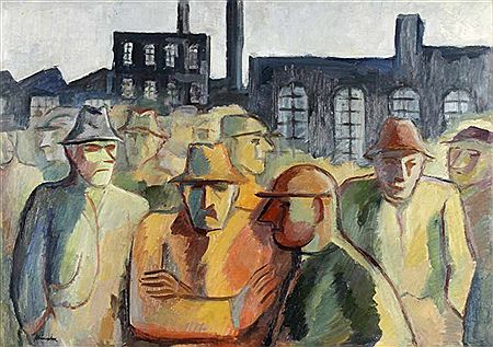 Strike of the mine and steel workers in 1947 in Saarland