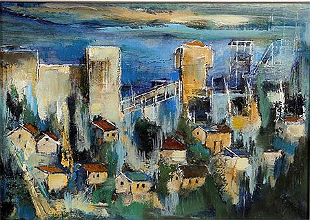 Hüttenanlage by Walter Bernstein - Auction record, sale price, and art valuation. Compare with similar artists and explore comparable artworks.