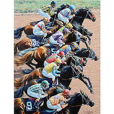 Sample artwork by Roy Miller (Born 1938), known for painting - View similar artists and auction records