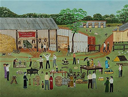 Sample artwork by Pip Higgins (20th Century), known for painting - View similar artists and auction records