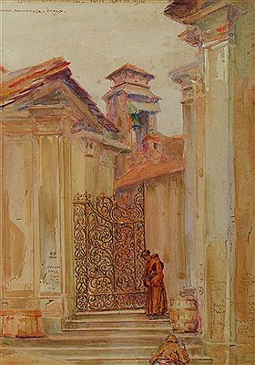 Sample artwork by Peter J Russell, known for painting - View similar artists and auction records