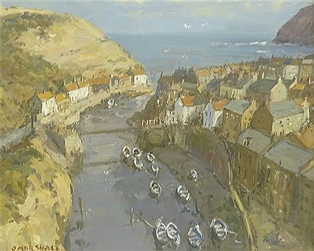 Overlooking Staithes Beck