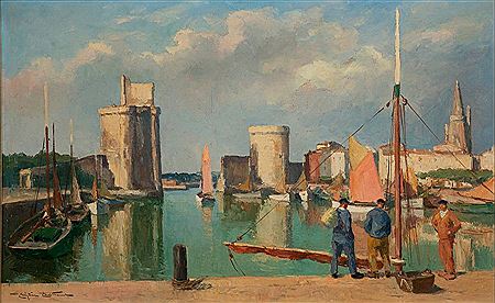 Port de la Rochelle, tour Saint Nicolas.