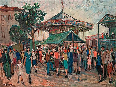La vogue de jour, fête foraine