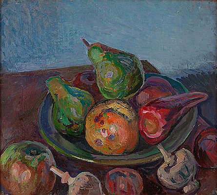 Still life with a pear by Wilhelm Ossecki - Auction record, sale price, and art valuation. Compare with similar artists and explore comparable artworks.
