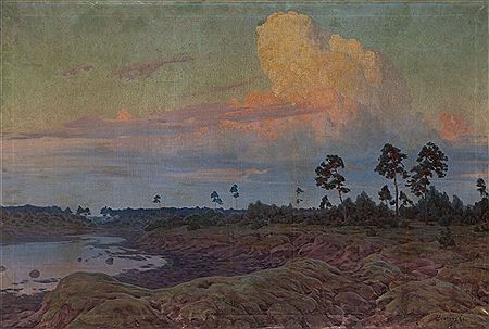 Landscape above waters