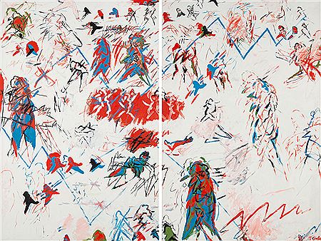Sample artwork by Tomasz Ciecierski (1945 - 2024), known for new figuration, painting and drawing - View similar artists and auction records