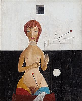 Girl with a pin