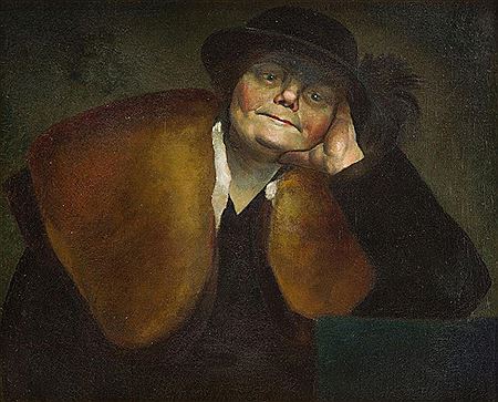 Portrait of lady in hat